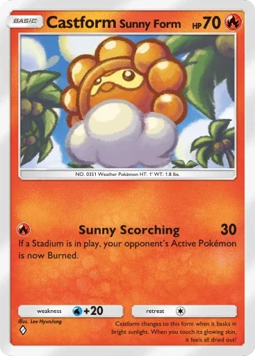 Castform Sunny Form